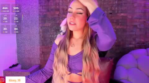 Snapshot of kloey_hoot chatting on 09.29.25 Kloey online show from 09.29.25