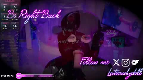 Latex Ruby online show from 11.28.25