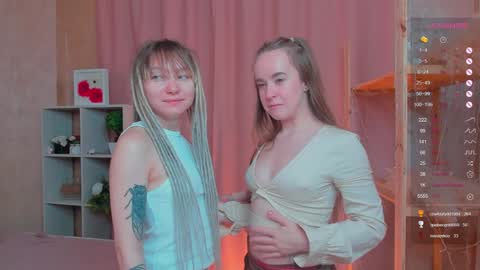 Hello our names are Kate and Alice this is our first day here. online show from 12.03.24