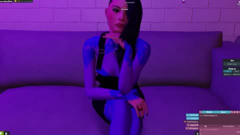 Snapshot of little_doll25 chatting on 01.19.25 Succubus Blue online show from 01.19.25