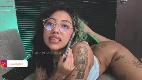 Snapshot of luckyswagson chatting on 06.14.26 Luanis online show from 06.14.26