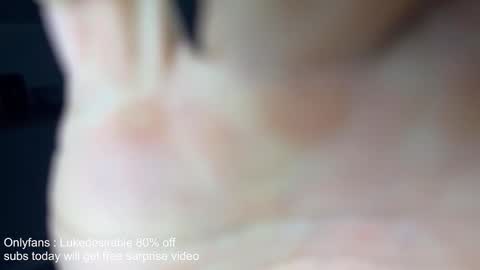 Snapshot of lukedesirable chatting on 02.24.26 lukedesirable online show from 02.24.26