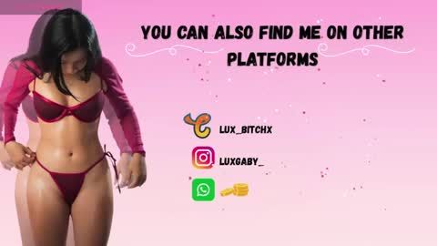 Snapshot of lux_bitchx chatting on 05.27.26 lux_bitchx online show from 05.27.26