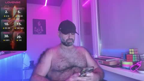 Snapshot of magabear chatting on 10.04.25 Magabear online show from 10.04.25