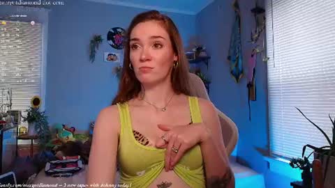 Snapshot of margotdiamond chatting on 07.31.26 online show from 07.31.26