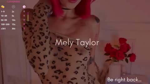 Snapshot of melytaylor_ chatting on 02.18.26 Melissa online show from 02.18.26