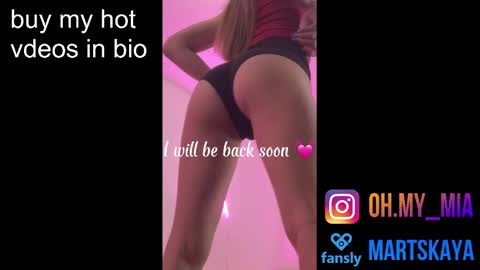 Snapshot of mia4sin chatting on 01.17.25 Mia Martskaya online show from 01.17.25