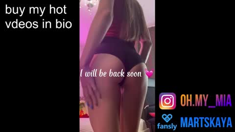 Snapshot of mia4sin chatting on 02.21.25 Mia Martskaya online show from 02.21.25