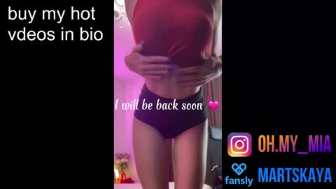 Snapshot of mia4sin chatting on 09.25.25 Mia Martskaya online show from 09.25.25