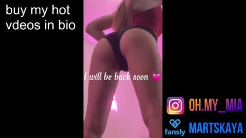 Snapshot of mia4sin chatting on 10.13.25 Mia Martskaya online show from 10.13.25