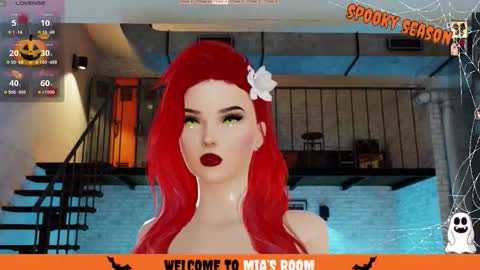 Snapshot of mia_lilah chatting on 10.19.25 Mia online show from 10.19.25