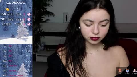 Snapshot of milania_hot_foxy chatting on 01.31.25 Mila online show from 01.31.25