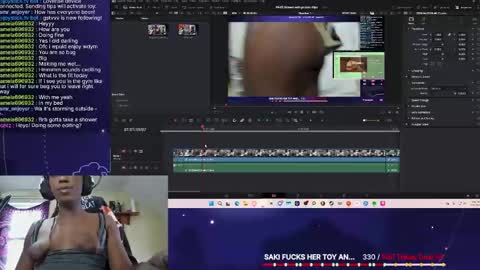 SakiWuff online show from 04.14.26