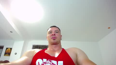 Snapshot of muscleaj69 chatting on 07.22.26 AJ online show from 07.22.26