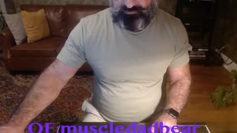 Snapshot of muscledadbear chatting on 10.14.25 Jordan El Din online show from 10.14.25