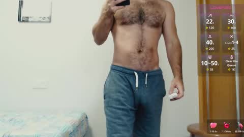 Juan  OF  myhairymacho online show from 10.24.25