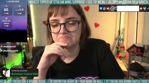 Nel Parker online show from 02.08.25