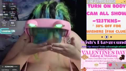 Wishs Playground online show from 02.13.26