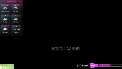 Snapshot of nicollbashel chatting on 10.01.25 Nicoll Independent model online show from 10.01.25