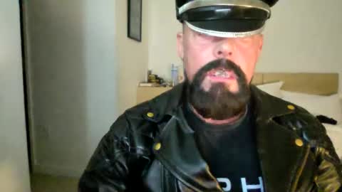 Snapshot of nycleatherman chatting on 11.14.25 MACHO LEATHER ALPHA online show from 11.14.25