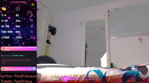 Snapshot of pain_prince chatting on 12.18.24 Pain Prince online show from 12.18.24