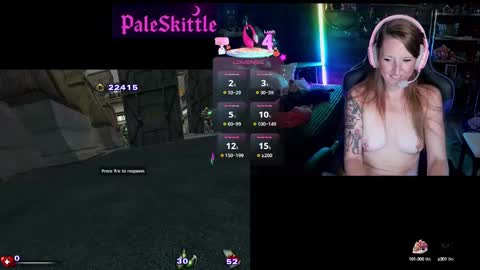 Snapshot of paleskittle chatting on 09.10.25 Pale Skittle online show from 09.10.25