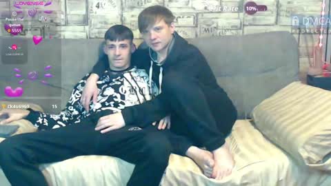 Max tall dark-haired guy with tattoos and Phil blond-haired online show from 05.08.26