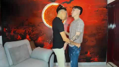 Snapshot of patrick_ander chatting on 02.21.26 patrick 19 bottom---- ander 18 top online show from 02.21.26