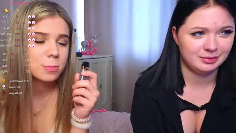 Lora black  and Lili blonde welcome you here online show from 02.28.25