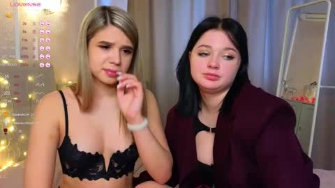 Lora black  and Lili blonde welcome you here online show from 03.04.25