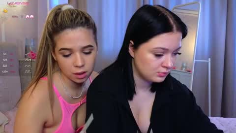 Lora black  and Lili blonde welcome you here online show from 03.09.25