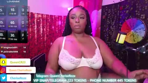 Queen Cherise Roze online show from 11.06.25