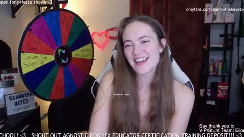 The Real Samantha Hayes haha  online show from 12.02.24