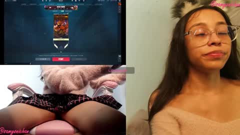 Snapshot of samyonichan chatting on 12.07.24 Special show on 17 december and 23 UwU online show from 12.07.24