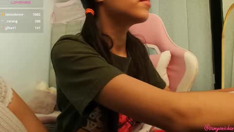 Snapshot of samyonichan chatting on 12.11.24 Special show on 17 december and 23 UwU online show from 12.11.24