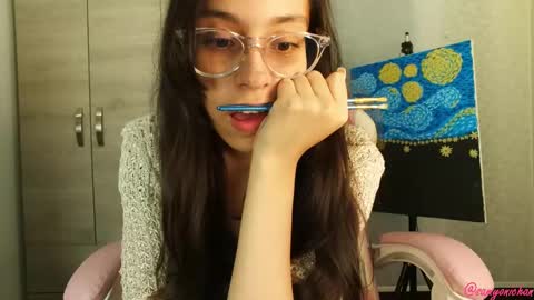 Snapshot of samyonichan chatting on 02.13.25 Special show on 17 december and 23 UwU online show from 02.13.25