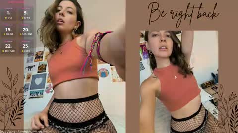 Aria Independent model online show from 03.14.26