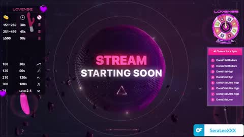 SeraLeeXXX online show from 09.11.25