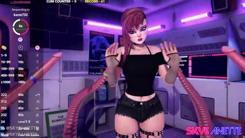 SkyeAnette online show from 04.10.26