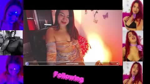 Snapshot of stefania_sandrelli_ chatting on 10.13.25 New schedule 12pm to 600pm Colombia time online show from 10.13.25