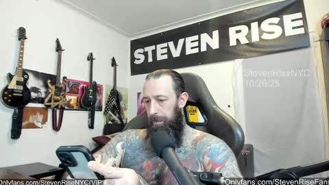 StevenRiseNYC online show from 10.29.25
