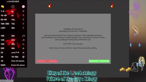 Snapshot of subzerola chatting on 12.03.24 Subzerola online show from 12.03.24