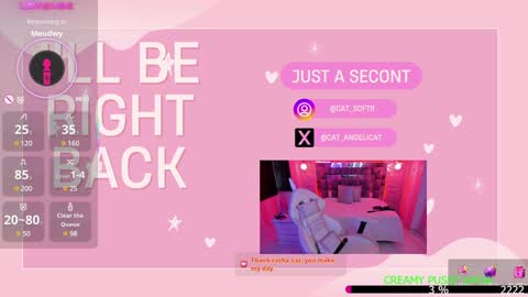 Snapshot of the_cat_girl_ chatting on 01.21.25 i am Cat online show from 01.21.25