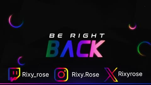 RixyRose online show from 04.10.26