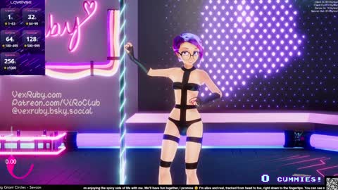 Vex Ruby online show from 02.07.25