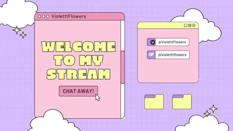 Violet Flowers online show from 11.03.25