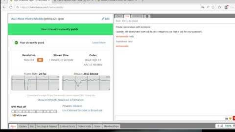 Snapshot of virtuosoide chatting on 03.22.26 francisco online show from 03.22.26