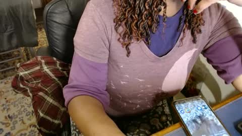 Snapshot of vixenfyre chatting on 12.15.24 Vixen Fyre online show from 12.15.24