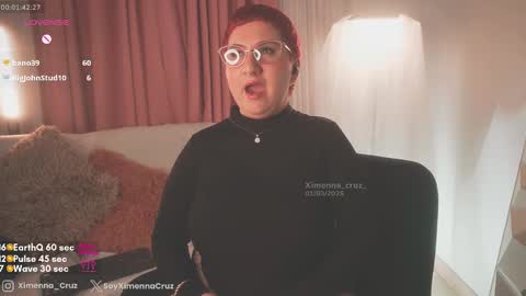 Snapshot of ximenna_cruz_ chatting on 03.02.25 Xime Independent Artist online show from 03.02.25