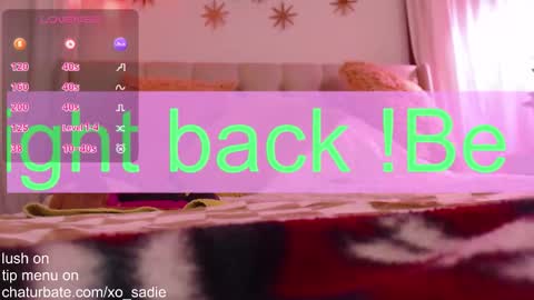 Snapshot of xo_sadie chatting on 03.24.26 Xo Sadie online show from 03.24.26